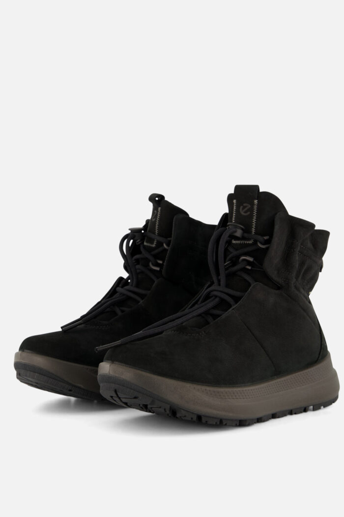 ECCO Solice Veterboots zwart Nubuck
