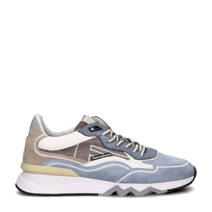 Floris van Bommel De Zager lage sneakers – Blauw