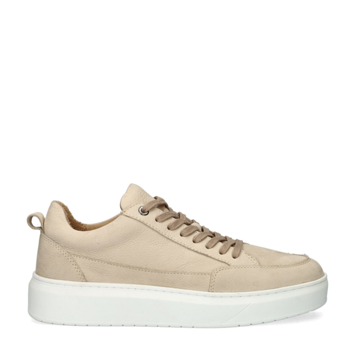 Nelson lage sneakers – Beige