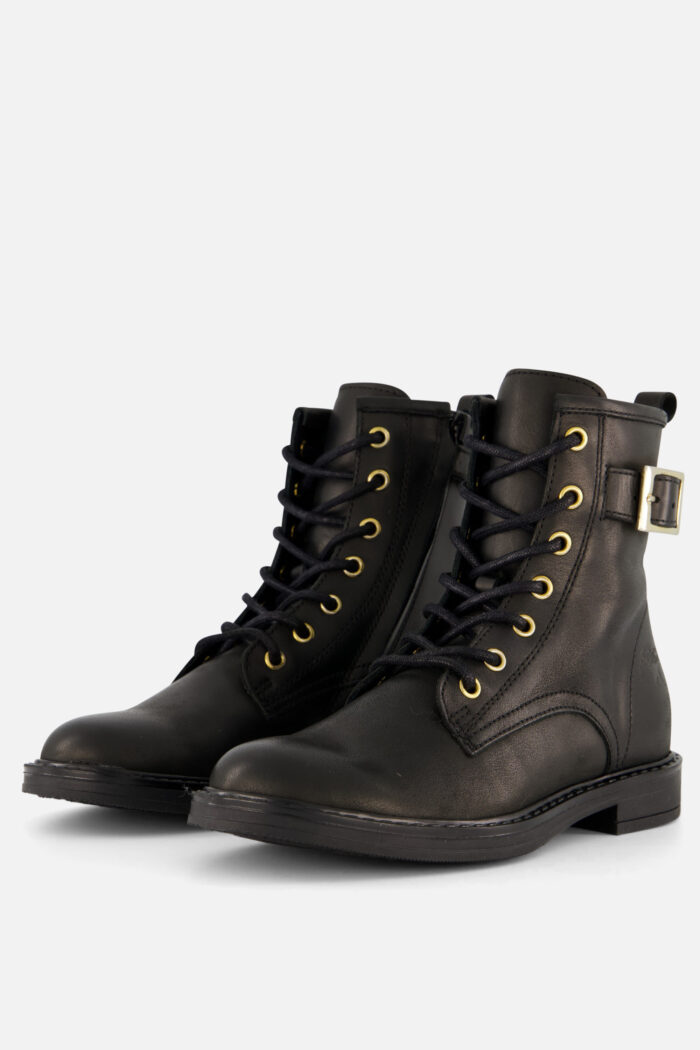 Giga Veterboots zwart Leer