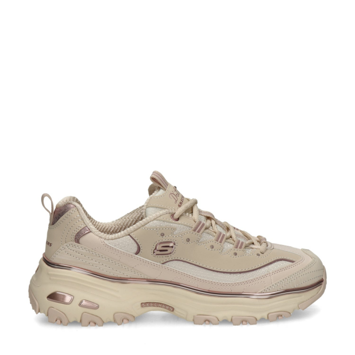Skechers D’Lites lage sneakers – Roze
