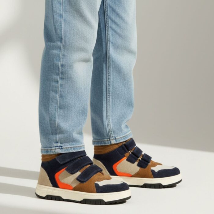 Muyters Sneakers blauw Leer