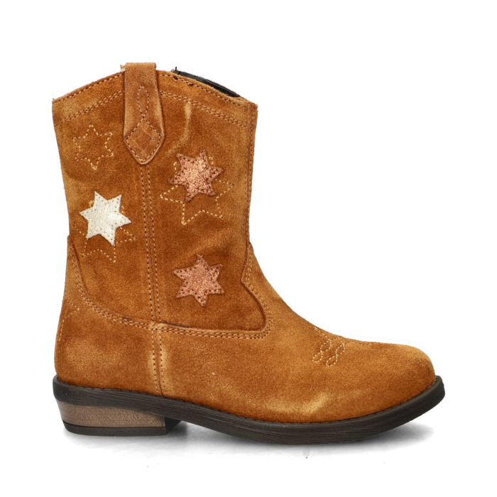 Nelson Kids cowboylaarzen – Cognac