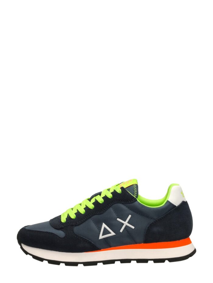 Sun 68 Tom Fluo lage sneakers – Blauw