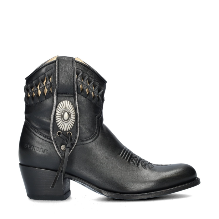 Sendra Deborah cowboylaarzen – Zwart
