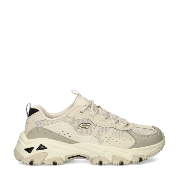 Skechers D’Lites Hiker lage sneakers – Wit