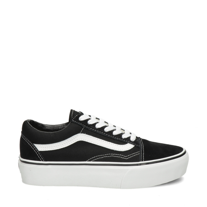 Vans UA Old Skool Platform lage sneakers – Zwart