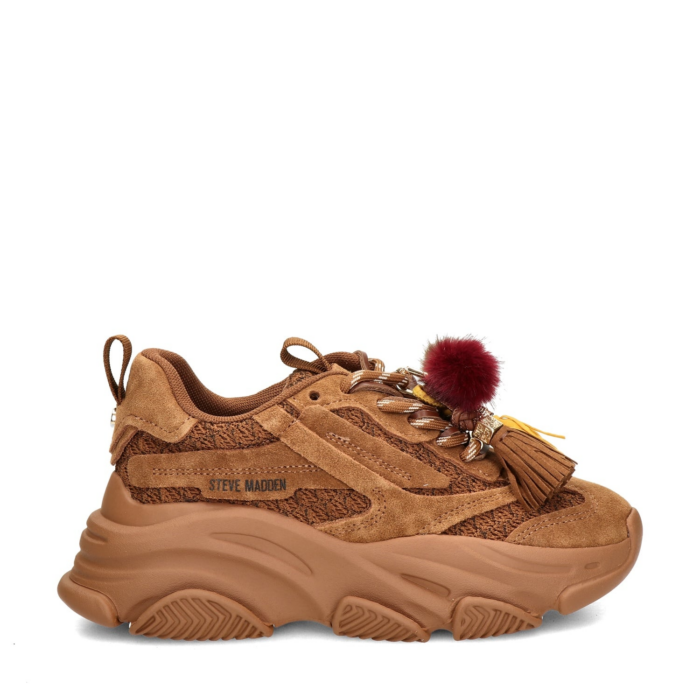 Steve Madden Possession-PPE lage sneakers – Cognac