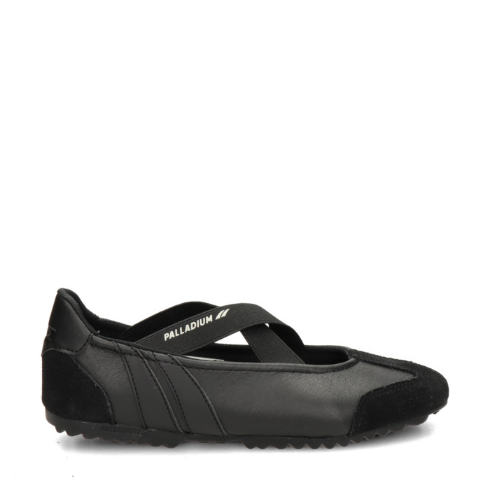 Palladium Racer Ballerina LTH ballerinas & instappers – Zwart