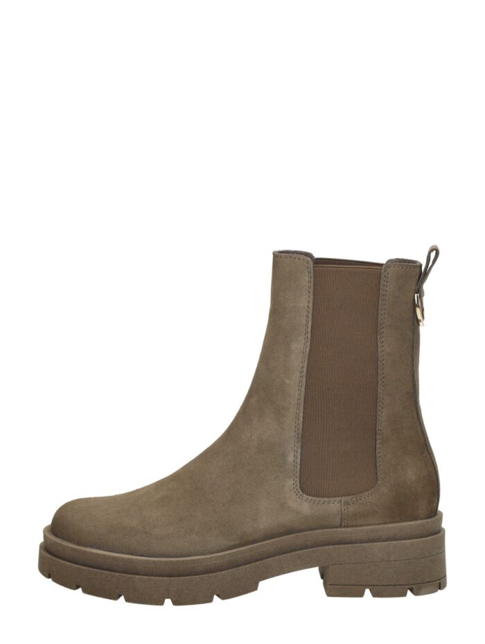 Red Rag Enkellaarsjes Plat – Taupe