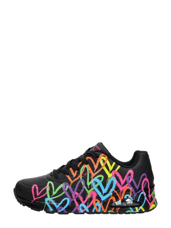 Skechers Jgoldcrown: Uno Highlight Love – Zwart