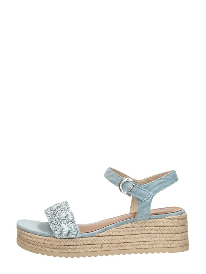tamaris Sandalen Touwzool – Licht blauw