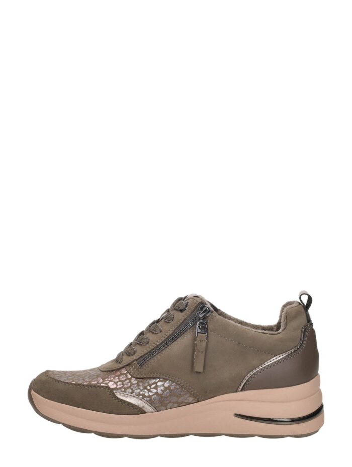 Tamaris Comfort Veterschoenen Laag – Taupe