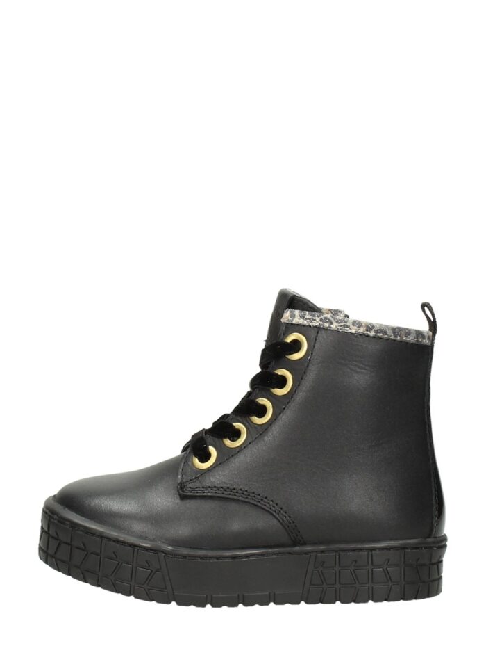 Keq Meisjes Veterschoenen – Zwart