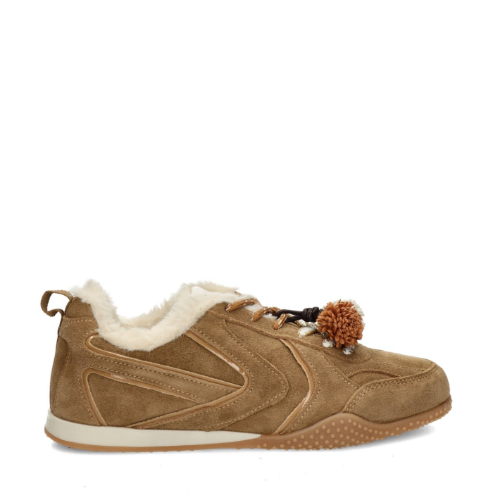 Nelson lage sneakers – Taupe