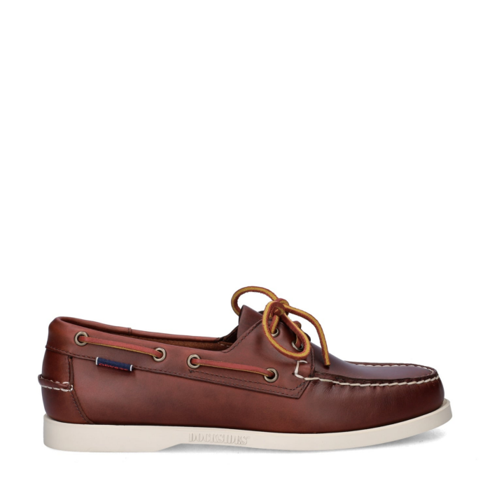 Sebago Dockside Waxed mocassins & loafers – Cognac