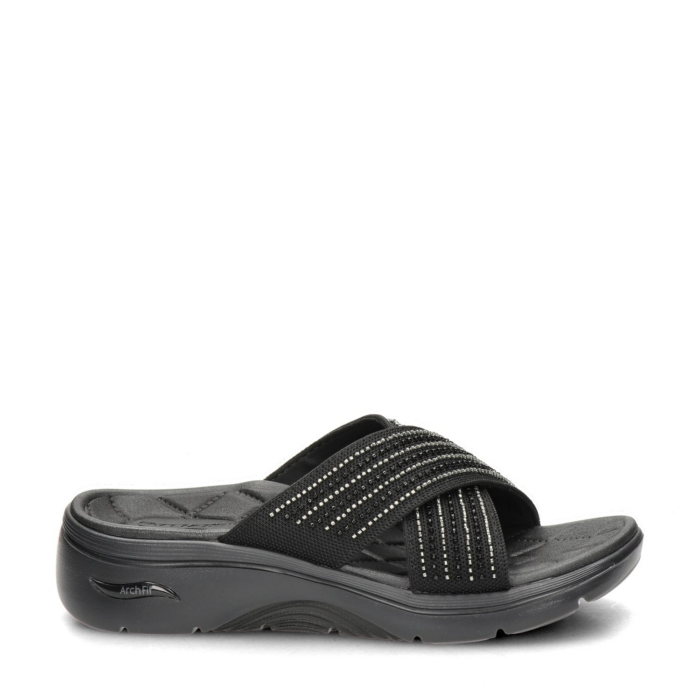 Skechers Arch Fit 2.0 Go Walk Arch Fit 2.0 slippers – Zwart