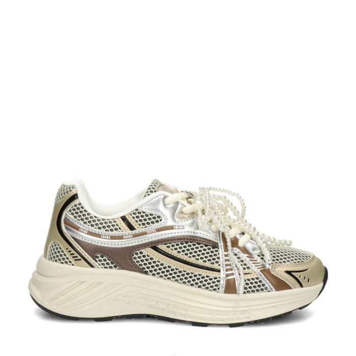 Nelson lage sneakers – Goud