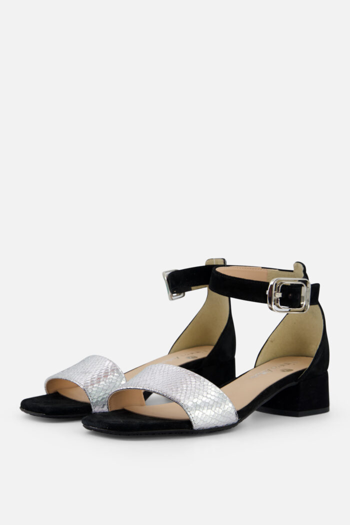 Linea Zeta Linea Zeta Sandalen zwart suede