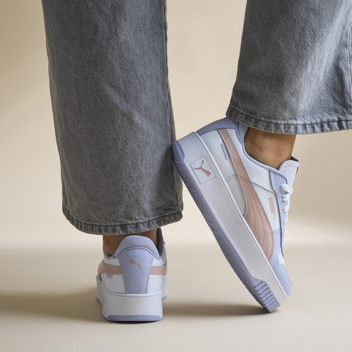 Puma Carina Street Sneakers wit Leer