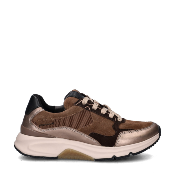 Gabor Rollingsoft lage sneakers – Bruin