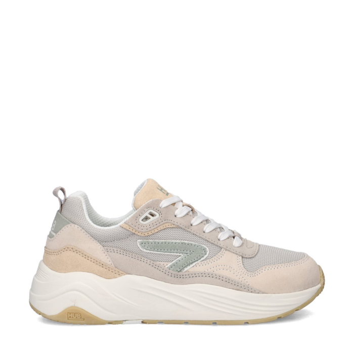Hub Glide lage sneakers – Beige