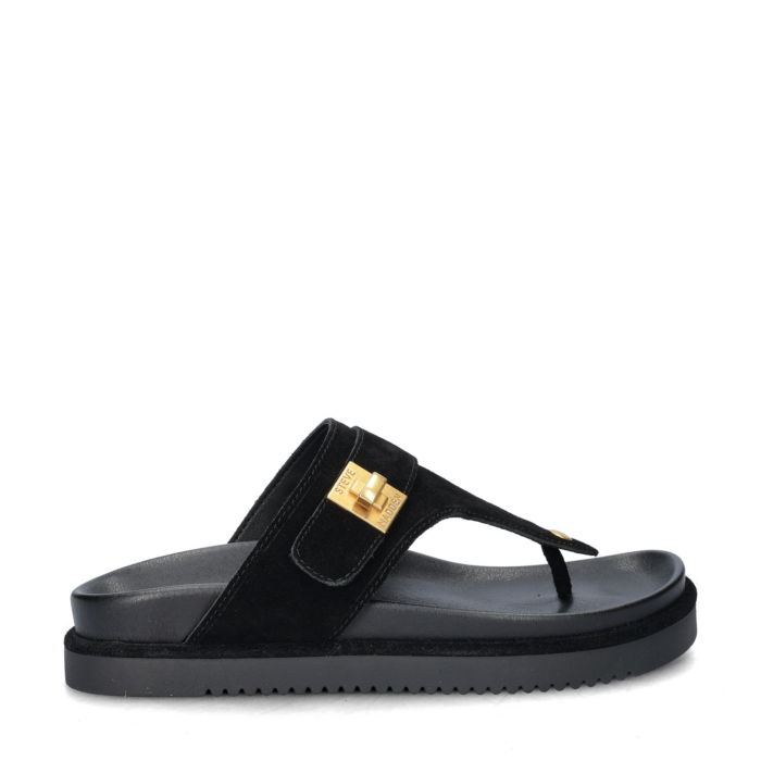 Steve Madden Tuned-In slippers – Zwart