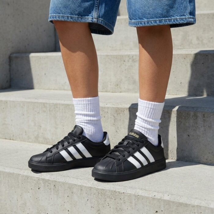 Adidas Streettalk Bold Sneakers zwart Synthetisch
