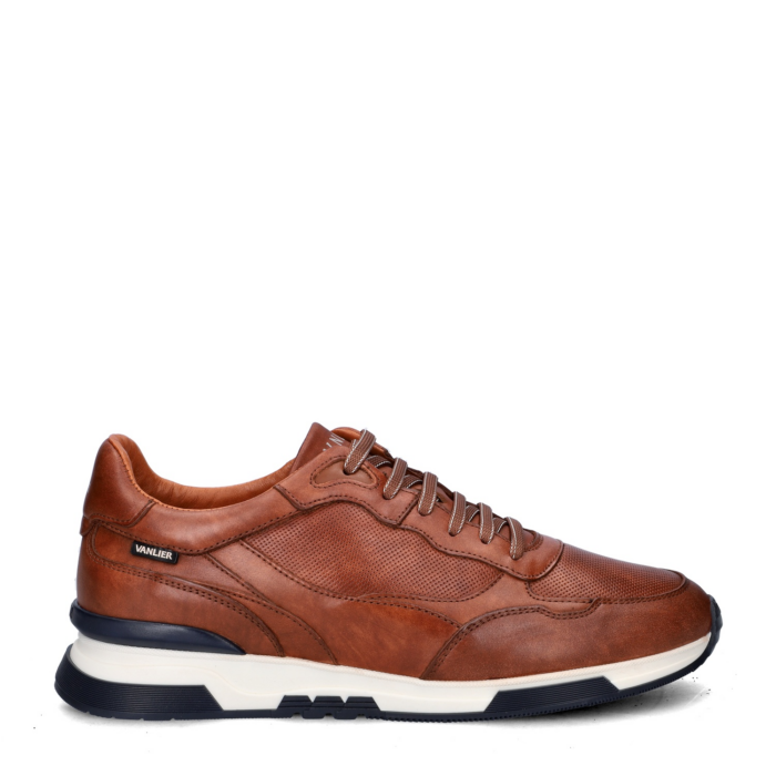 Van Lier Romeo lage sneakers – Cognac