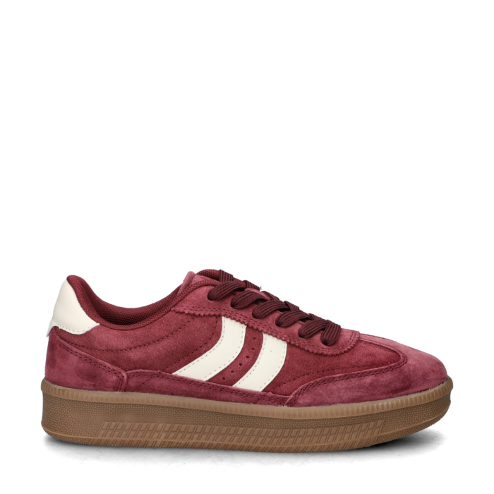 Nelson lage sneakers – Rood
