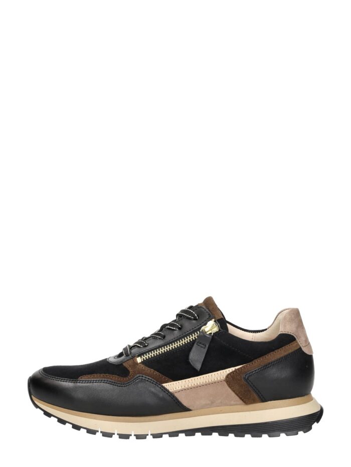 Gabor Comfort Optifit lage sneakers – Zwart