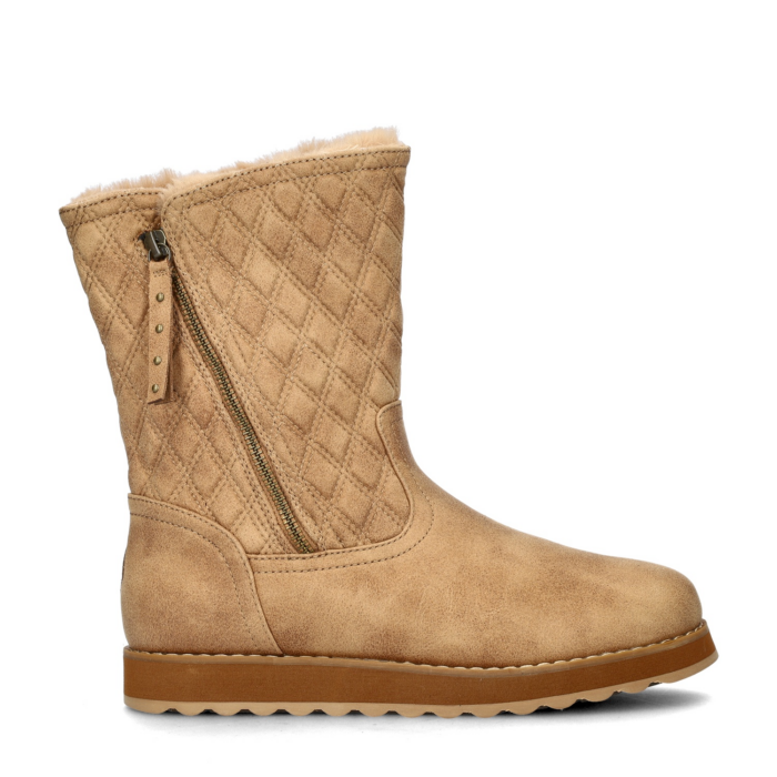 Skechers Keepsakes 2.0 gevoerde boots – Cognac