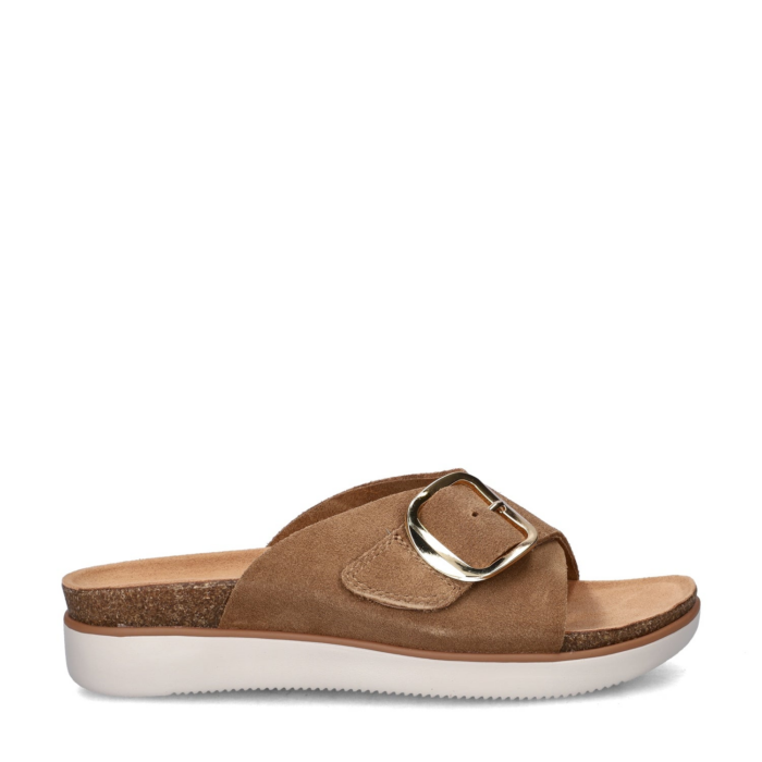 Skechers Lifted Comfort slippers – Cognac