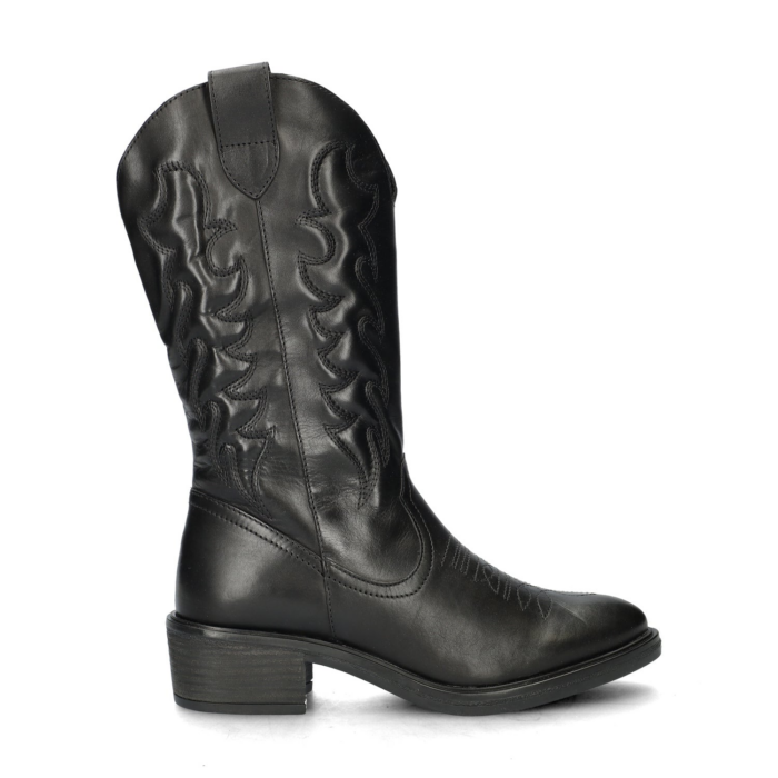 Nelson cowboylaarzen – Zwart