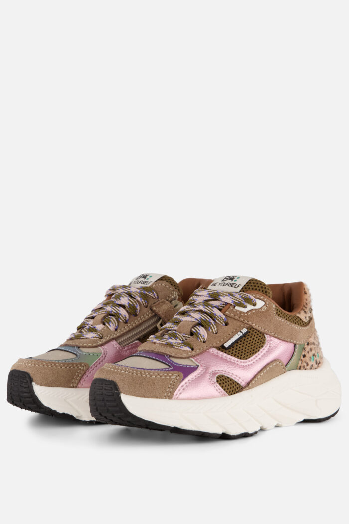 Bunnies JR BunniesJR Reza Rush Sneakers taupe Leer