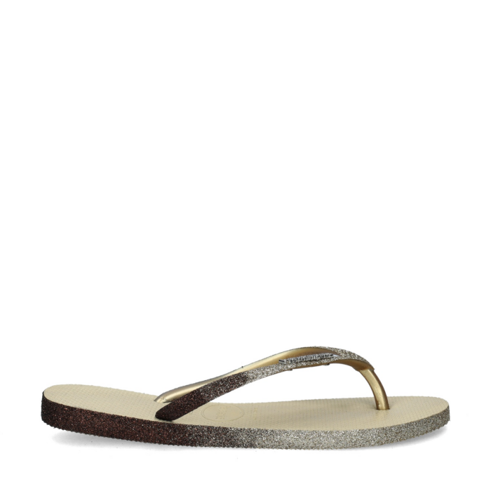 Havaianas Slim Sparkle slippers – Goud