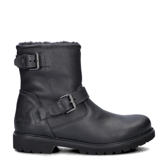 Panama Jack Faust gevoerde boots – Zwart
