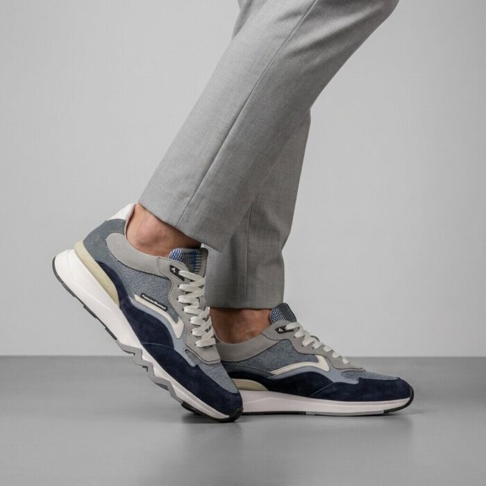 Floris van Bommel Floris van Bommel De Zager Sneakers blauw Suéde