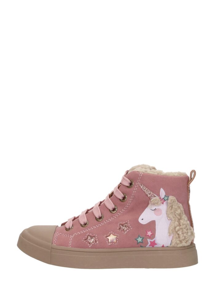 Shoesme Veterschoen Hoog – Roze