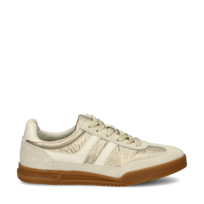 Nelson lage sneakers – Beige