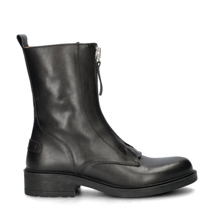 Shabbies Amsterdam Dean bikerboots – Zwart