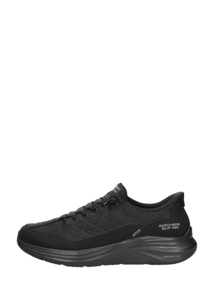 Skechers Hands Free Slip-Ins Contour lage sneakers – Zwart
