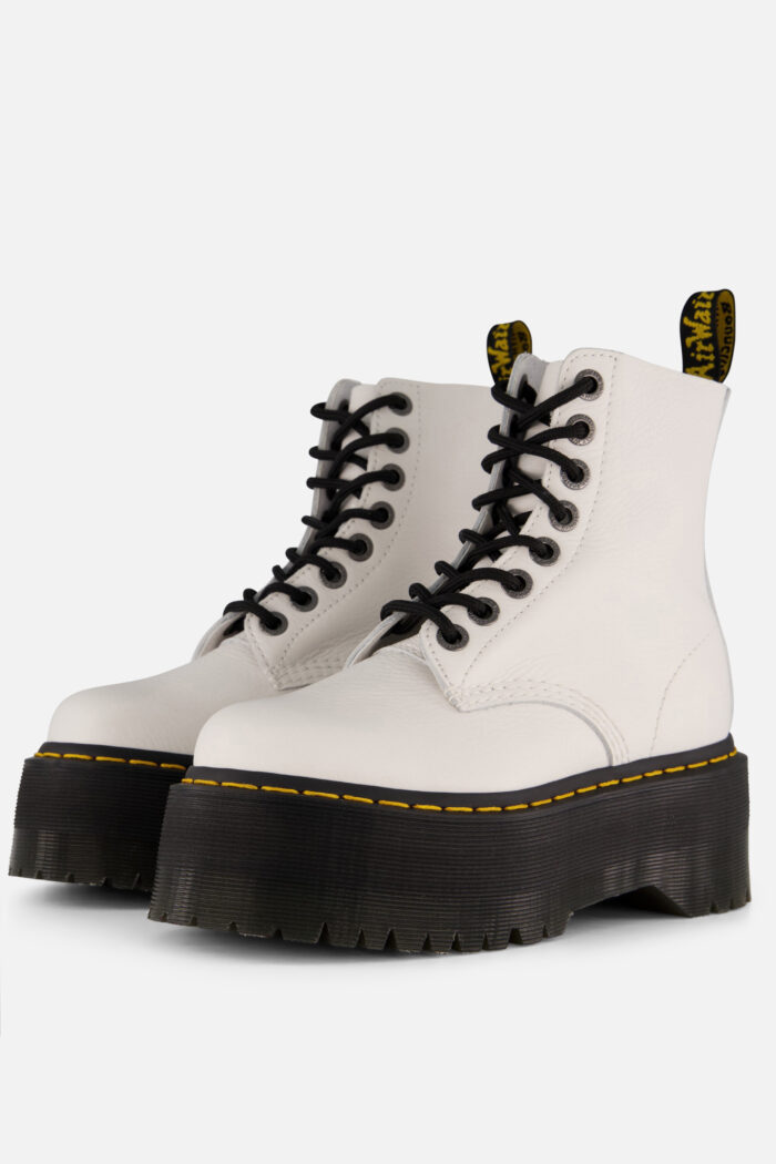 Dr. Martens Dr. Martens Quad Retro Max veterboots wit Leer