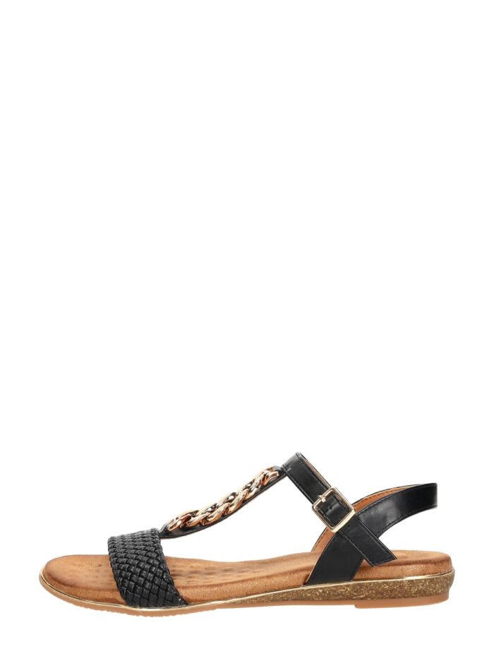 Sub55 Sandalen Plat – Zwart