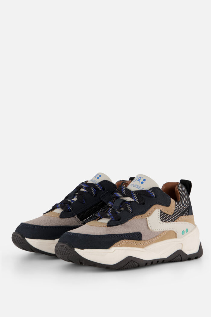 Bunnies JR BunniesJR Cole Chunky Sneakers blauw Leer