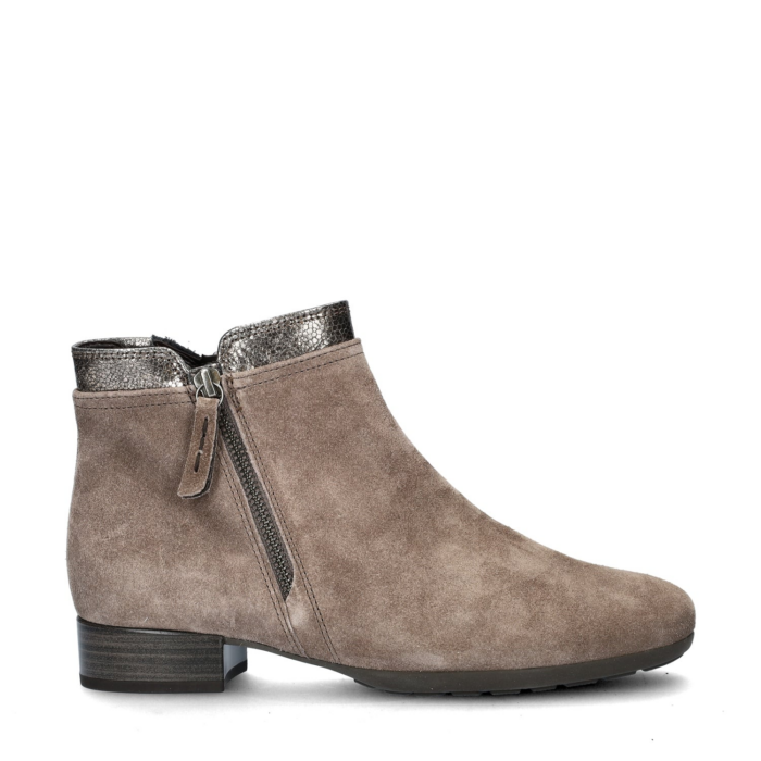 Gabor rits- & gesloten boots – Taupe
