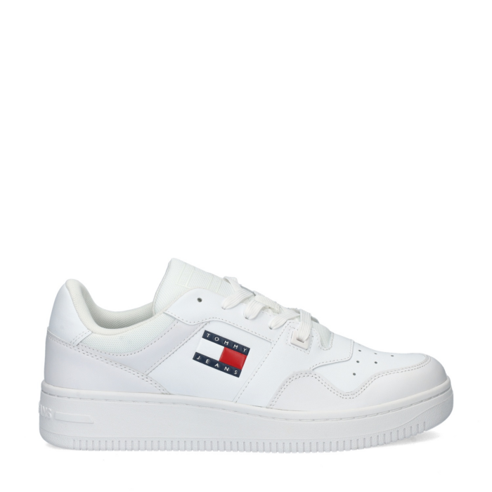 Tommy Jeans Retro Basket lage sneakers – Wit