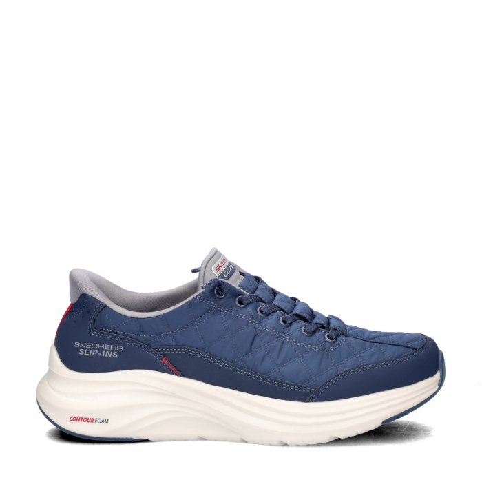 Skechers Hands Free Slip-Ins Contour lage sneakers – Blauw