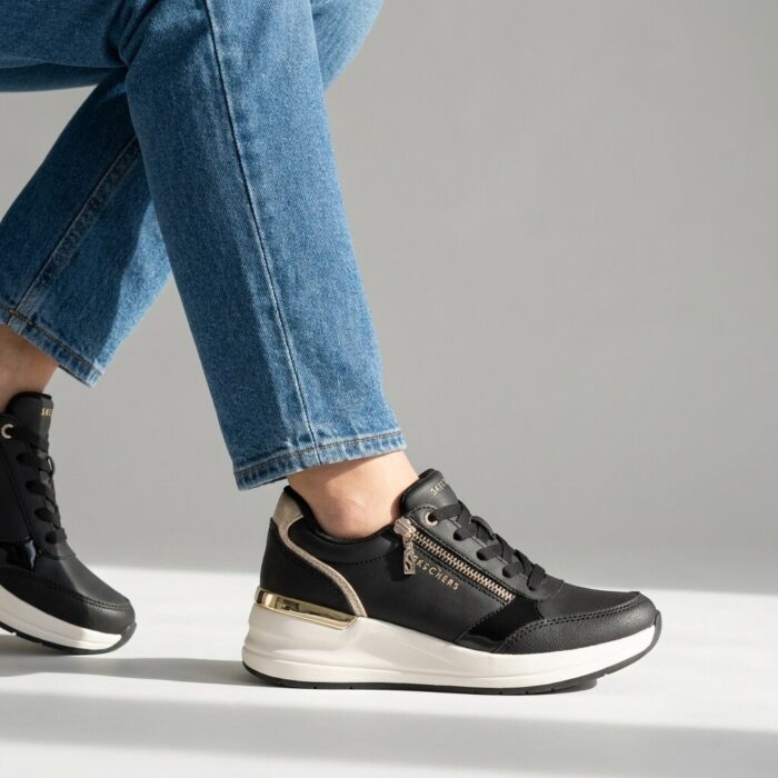 Skechers Billion 2 High End Sneakers zwart