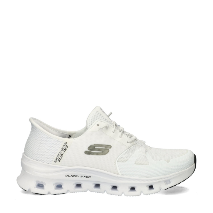 Skechers Hands Free Slip-Ins Glide lage sneakers – Wit